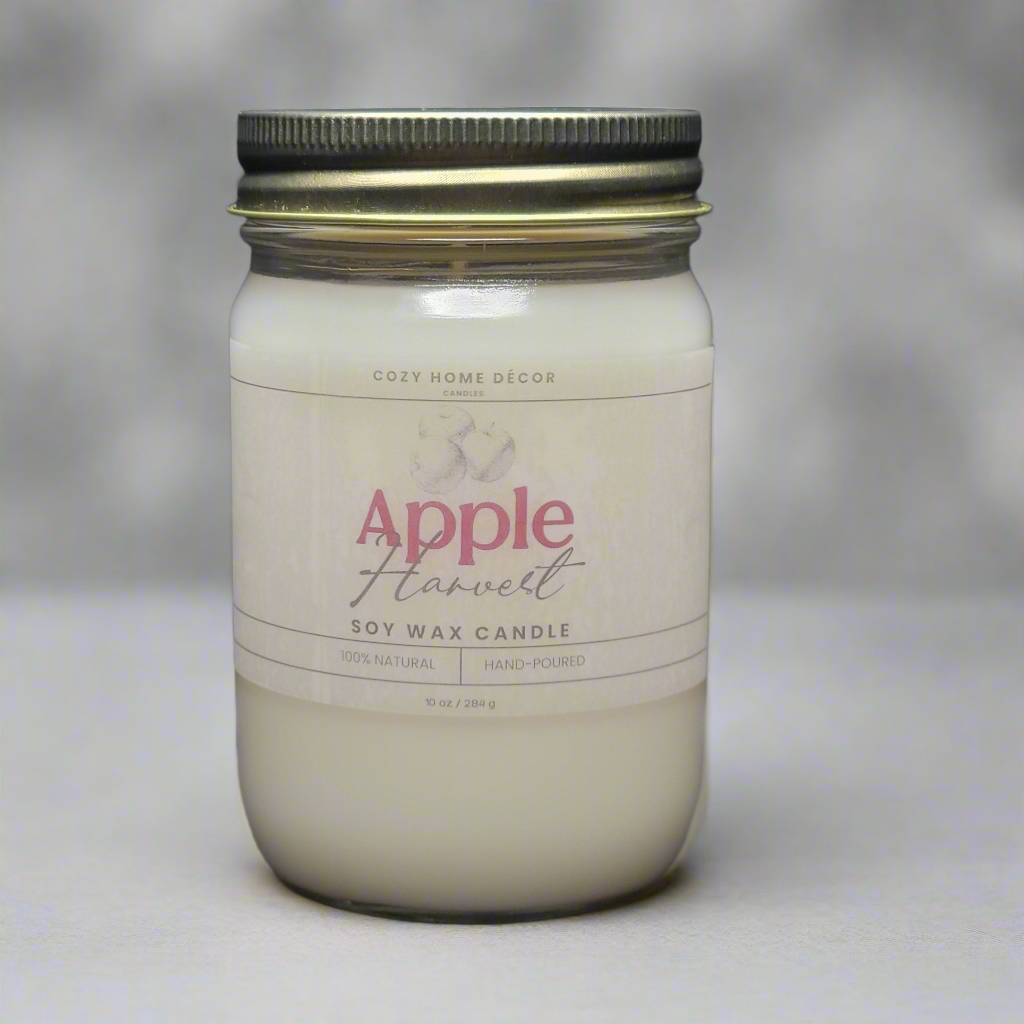 10 oz Apple Harvest Mason Jar Candle
