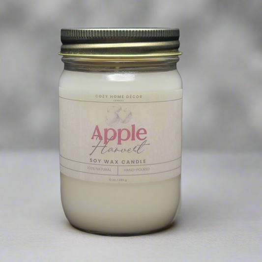10 oz Apple Harvest Mason Jar Candle