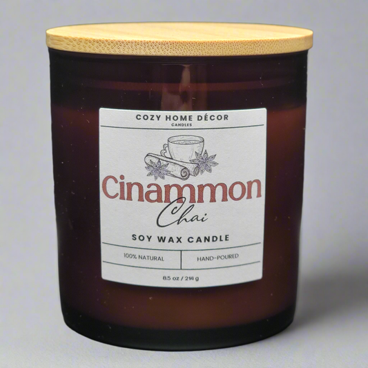 8.5 oz Cinammon Chai Candle