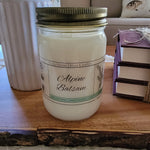 10 oz Alpine Balsam Mason Jar Candle
