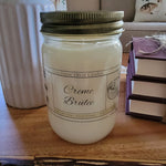 10 oz Crème Brûlée Mason Jar Candle