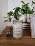 10 oz Lavender Mason Jar Candle