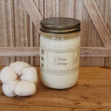 10 oz Clean Cotton Mason Jar Candle